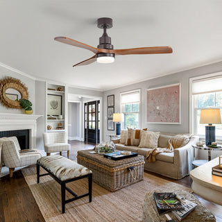 Why Wood-Tone Ceiling Fans Warm Up Your Space