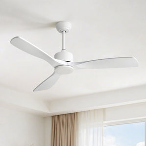 Sofucor 52″ Solid Wood 3-Blade Ceiling Fan Without Light