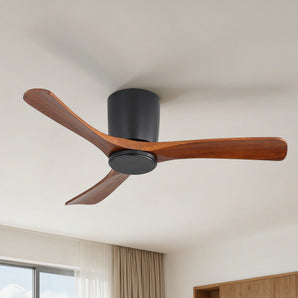Sofucor Sleek 42″ Solid Wood Ceiling Fan Without Light