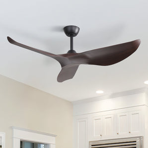 52″ Black Curved ABS Blades Ceiling Fan