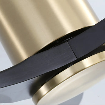 Gold Body Black Blades