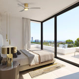 Gold Body Gray Wood Grain Blades