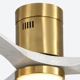 Gold Body Gray Wood Grain Blades