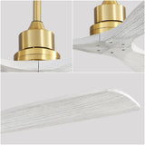 Gold Body Gray Wood Grain Blades