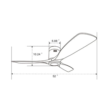 Gold Body Gray Wood Grain Blades