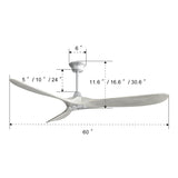 Silver Body OAK Grain Blades