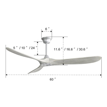 Silver Body OAK Grain Blades