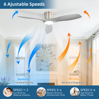 Brushed Body OAK Grain Blades