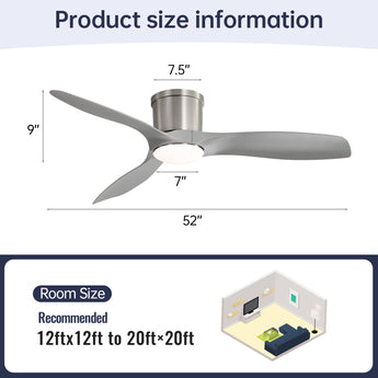Brushed Body OAK Grain Blades