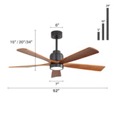 Black Body Walnut Color Blade