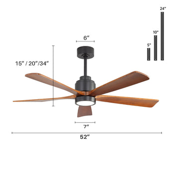 Black Body Walnut Color Blade